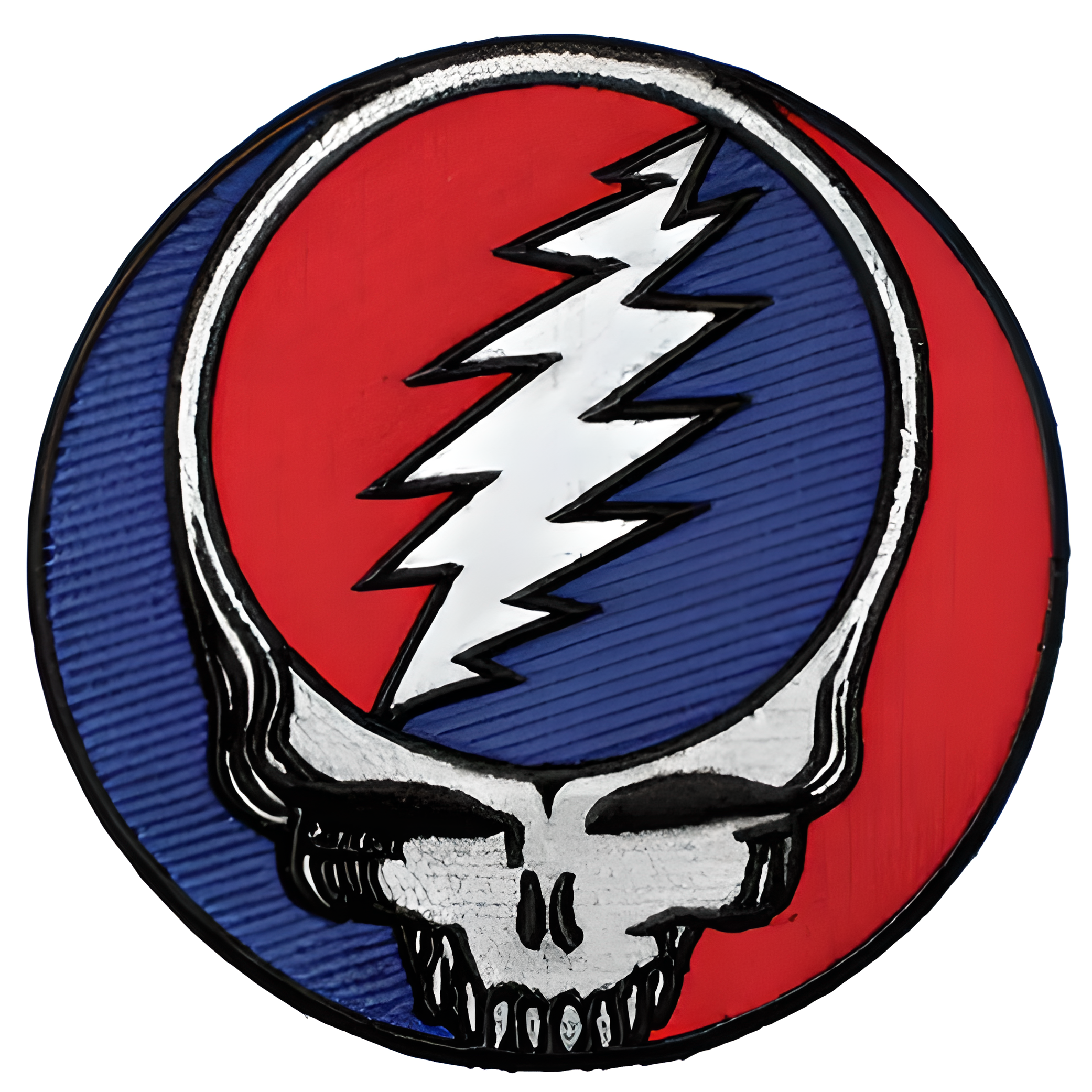 Color skull illustration used as source artwork for glyph processing